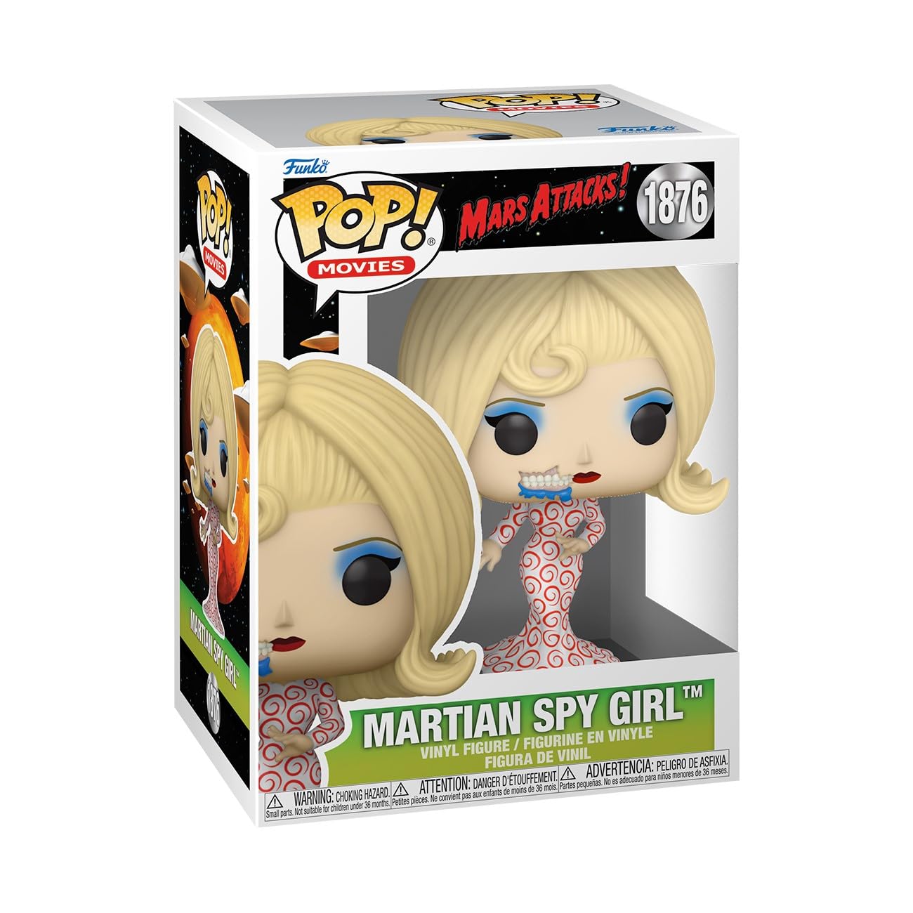 Foto 2 pulgar | Figura De Vinilo Funko Pop Movies Mars Ataca A Una Mujer Alienígena - Venta Internacional.