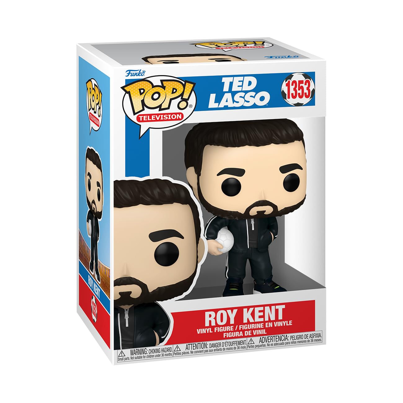 Foto 3 pulgar | Figura De Vinilo Coleccionable Funko Pop! Tv Ted Lasso Roy Kent - Venta Internacional.