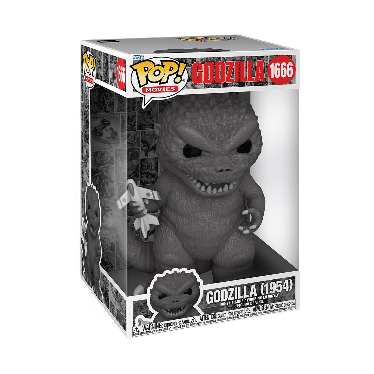 Foto 2 pulgar | Figura De Vinilo Coleccionable Funko Pop Jumbo Godzilla 1954 - Venta Internacional.