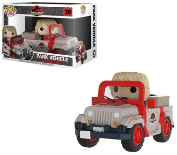 Foto 1 | Figura De Juguete Funko Pop! Monta Un Vehículo De Jurassic Park - Venta Internacional.