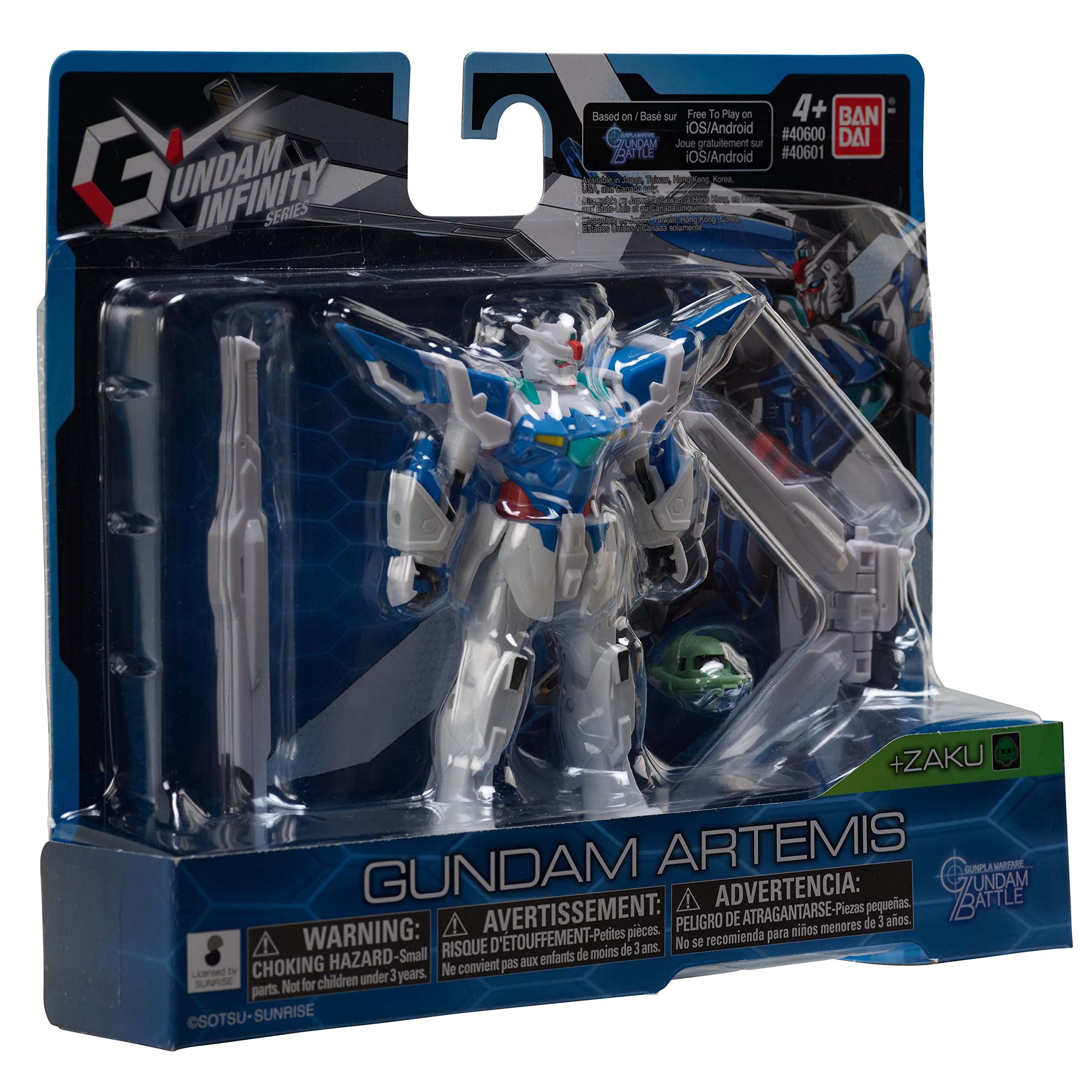 Foto 8 pulgar | Figura De Acción Bandai America Gundam Infinity 4.5 Gundam Artemis - Venta Internacional.