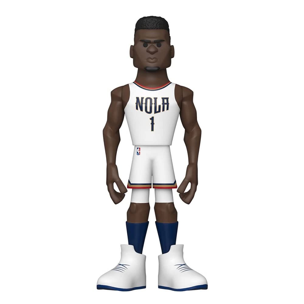 Foto 2 pulgar | Figura Funko Gold 5 Nba Pelicans Zion Williamson - Venta Internacional