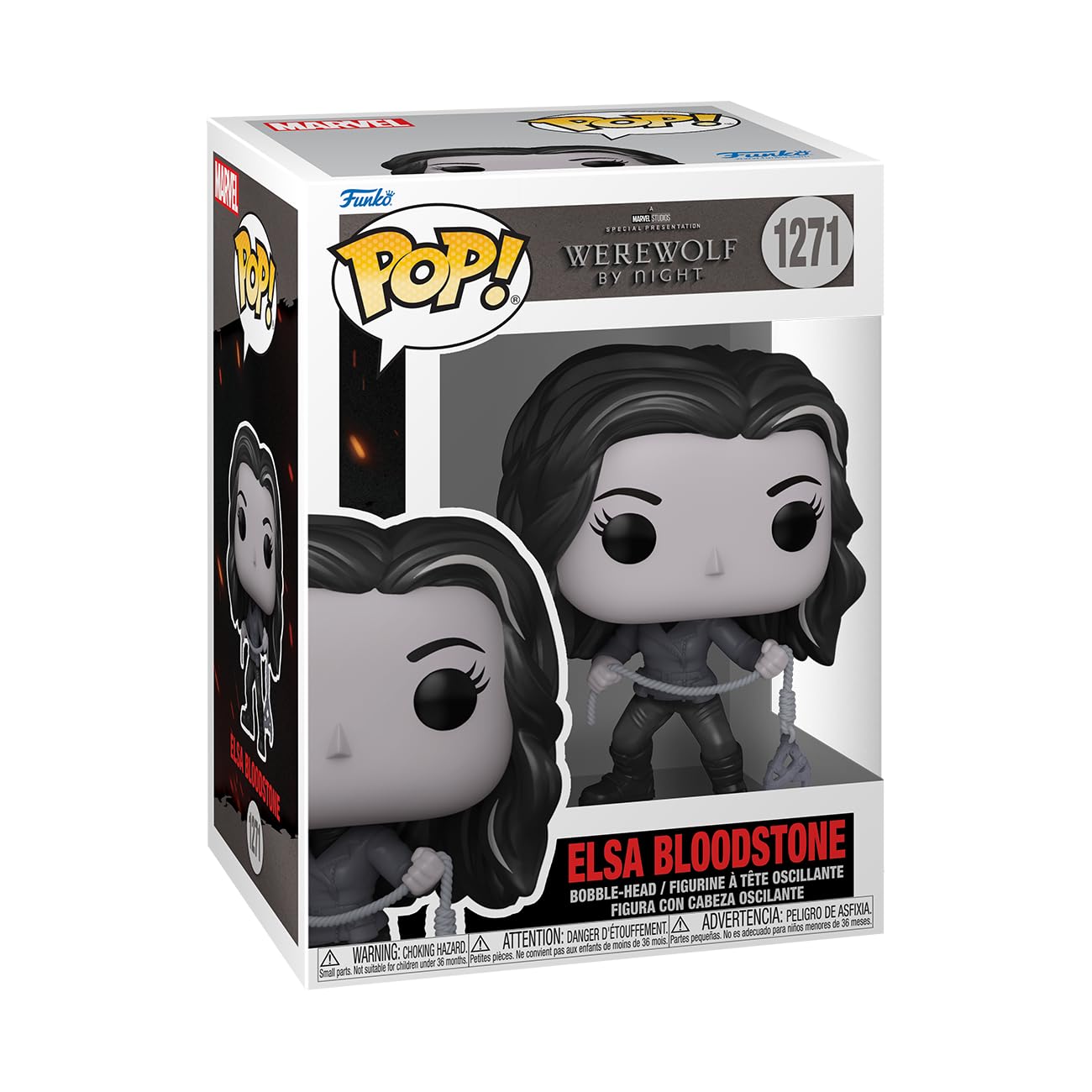 Foto 2 | Figura Funko Pop! Marvel Warewolf De Noche, Elsa Bloodstone - Venta Internacional.