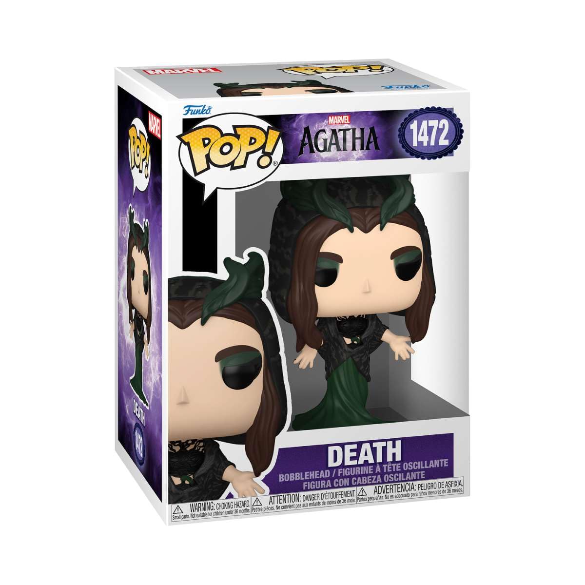 Foto 2 pulgar | Figura De Vinilo Funko Pop Marvel Death Agatha Coven Of Chaos - Venta Internacional.