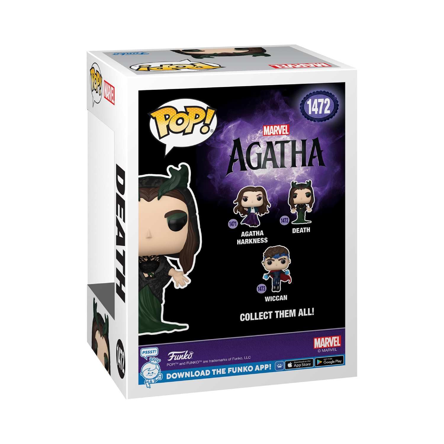 Foto 4 pulgar | Figura De Vinilo Funko Pop Marvel Death Agatha Coven Of Chaos - Venta Internacional.