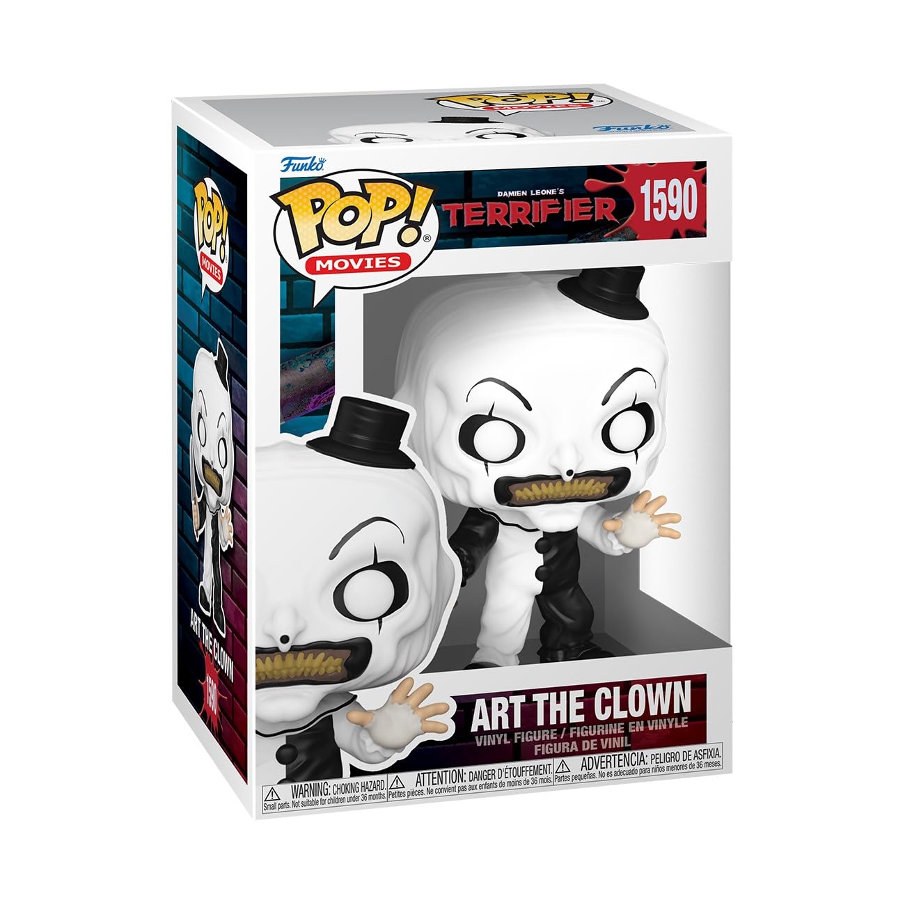 Foto 2 pulgar | Figura De Vinilo Funko Pop! Movies Terrifier Art The Clown, 9,5 Cm - Venta Internacional.