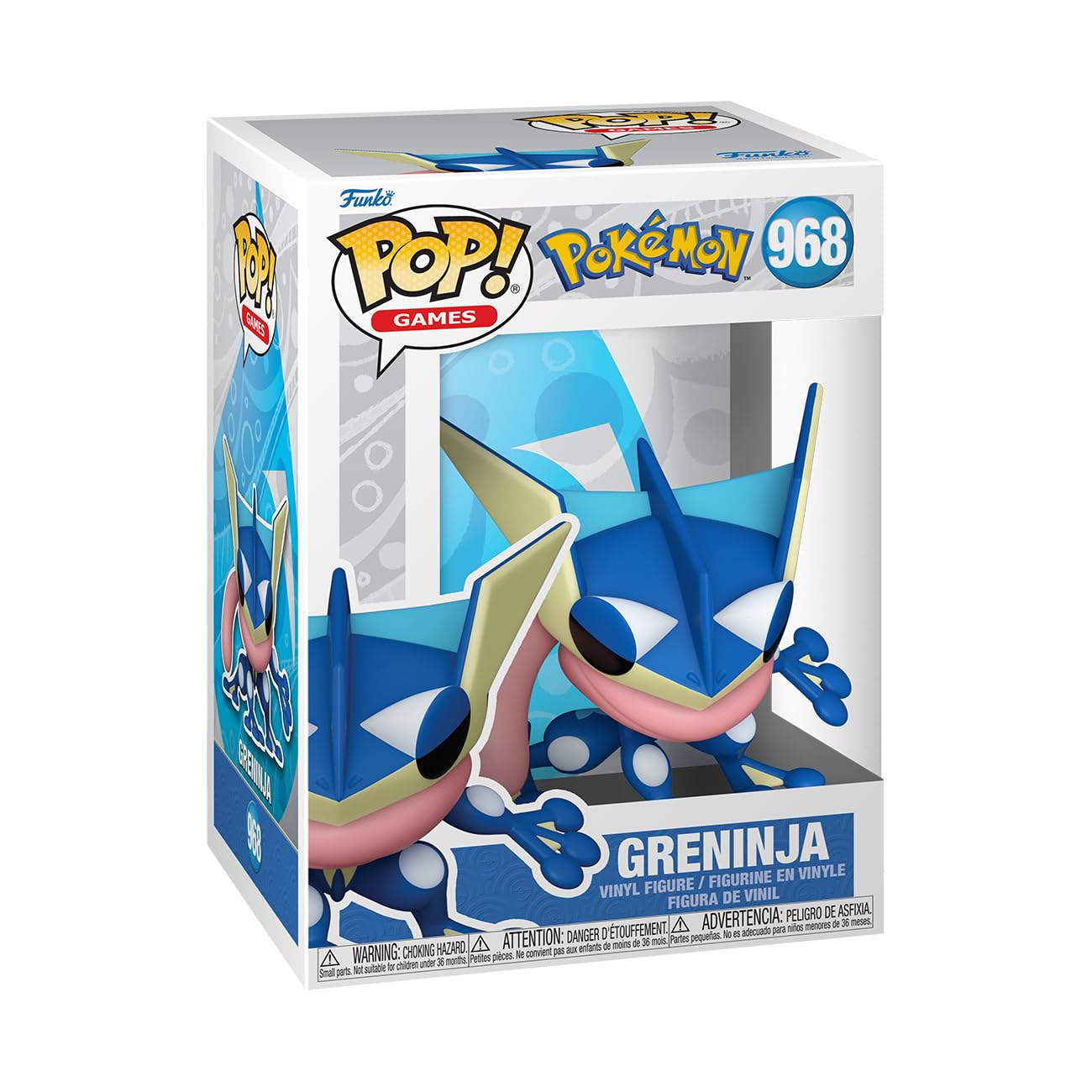 Foto 1 | Figura De Vinilo Funko Pop! Juegos Pokémon Greninja De 8 Cm De Altura - Venta Internacional.