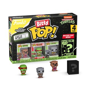 Foto 1 | Figura Funko Bitty Pop Teenage Mutant Ninja Turtles, Paquete De 4 - Venta Internacional.