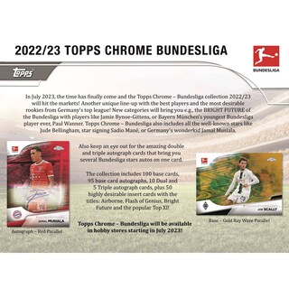 Foto 5 | Trading Cards Topps Hobby Box Cromada Para La Bundesliga 2022/23 - Venta Internacional.