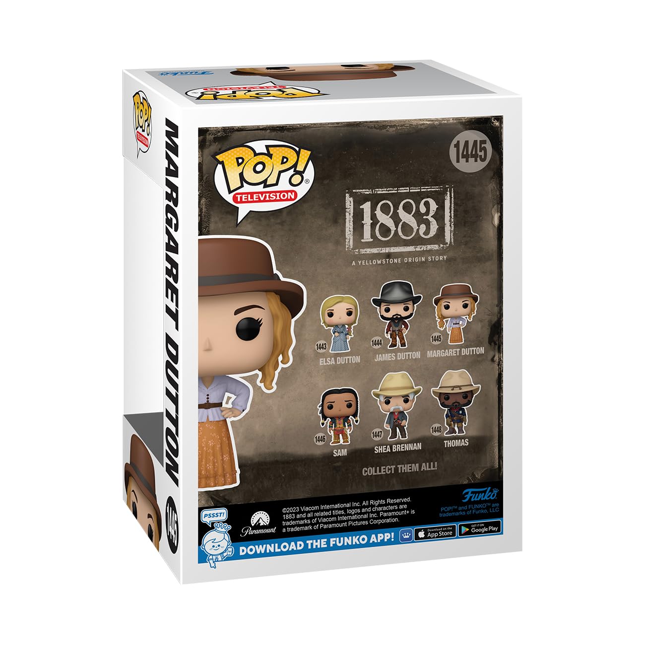 Foto 4 pulgar | Figura De Colección Funko Pop! Tv 1883 Margaret Dutton, 10 Cm - Venta Internacional.