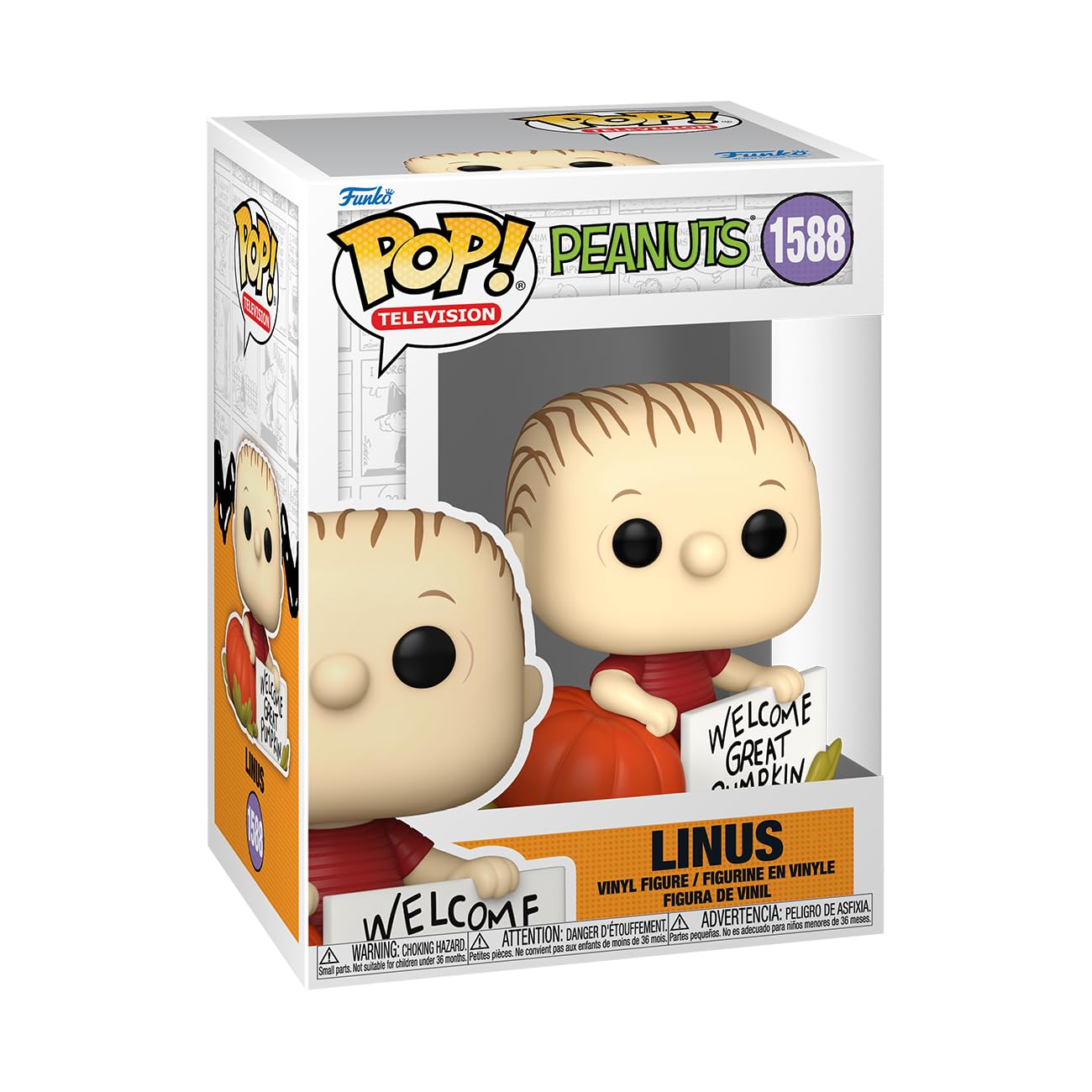 Foto 1 | Figura De Vinilo Funko Pop! Películas ¡es El Gran Pumpkin Linus! - Venta Internacional.