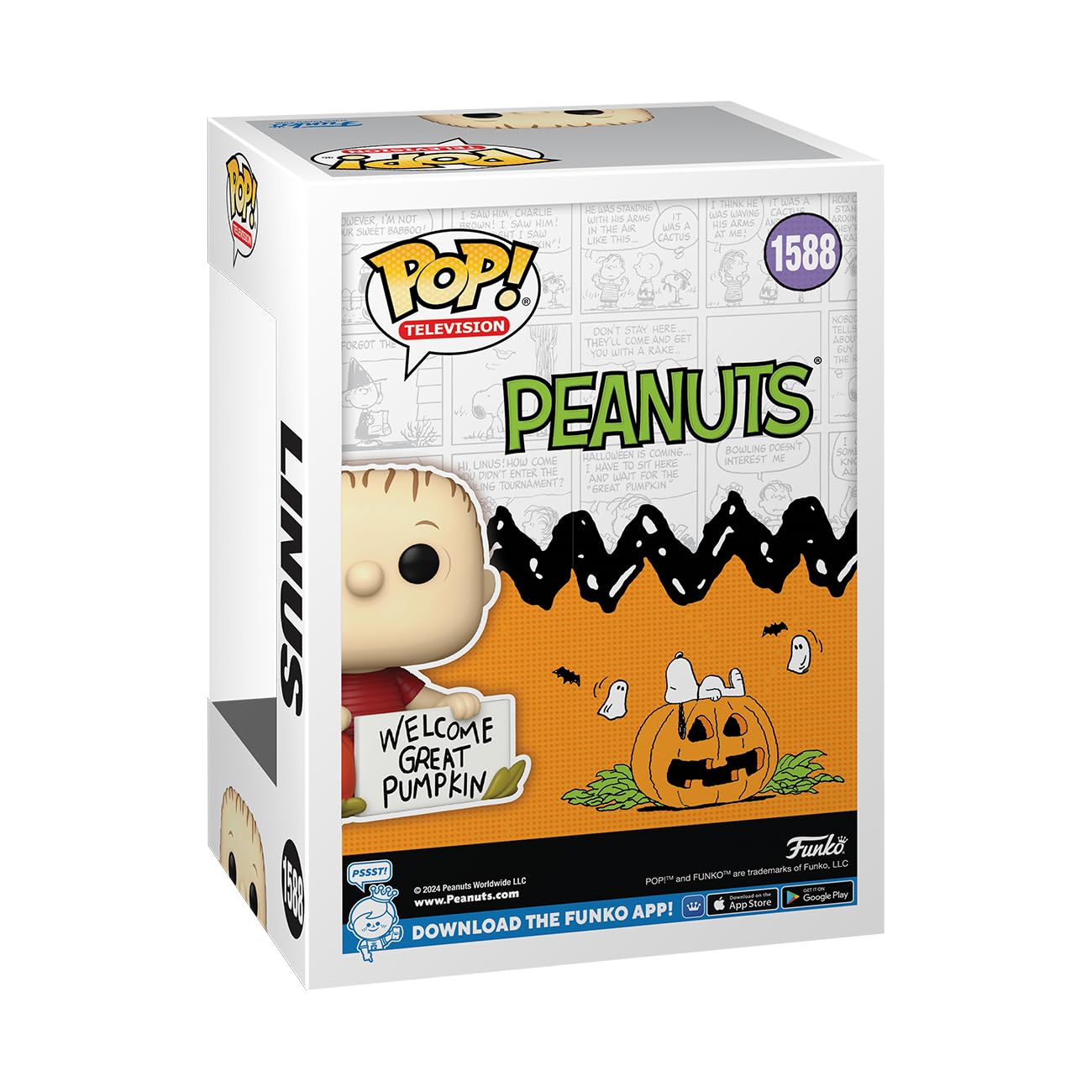 Foto 3 | Figura De Vinilo Funko Pop! Películas ¡es El Gran Pumpkin Linus! - Venta Internacional.