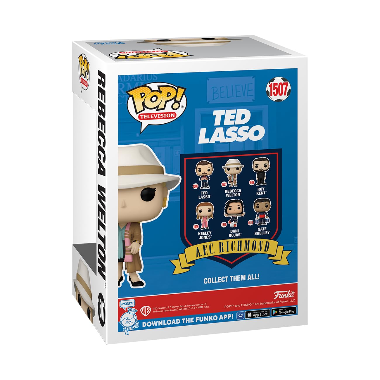 Foto 4 pulgar | Figura De Ted Lasso Rebecca Welton De Funko Pop Tv, 10 Cm - Venta Internacional.