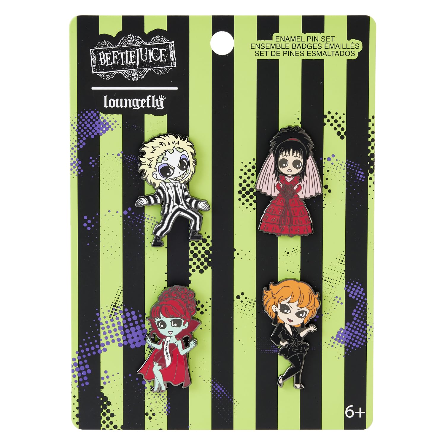 Foto 2 pulgar | Juego De Cartas De Tarot Loungefly Beetlejuice Exclusivo De Amazon - Venta Internacional.