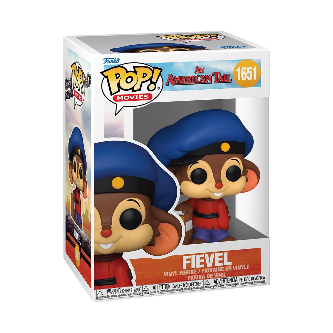 Foto 1 | Figura De Acción Funko Pop! Películas American Tail Fievel 9 Cm - Venta Internacional.