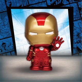 Foto 4 | Monograma Multicolor De 20 Cm Con Figura De Iron Man Marvel - Venta Internacional.