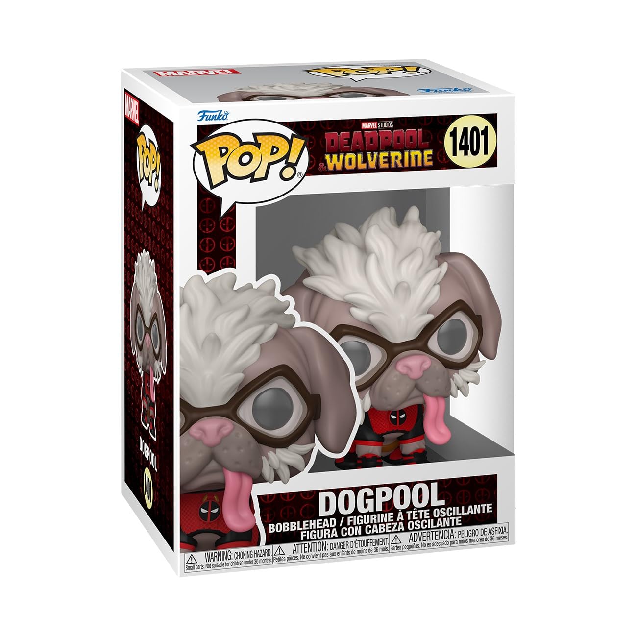 Foto 1 | Figura De Vinilo Coleccionable Funko Pop! Marvel: Deadpool Y Wolverine Dogpool - Venta Internacional.