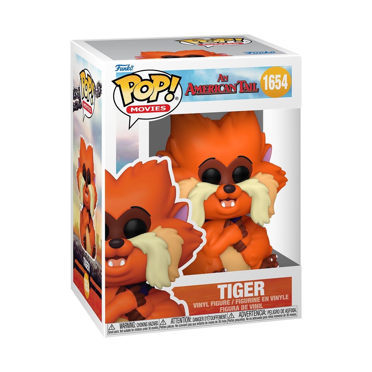 Foto 2 pulgar | Figura De Colección Funko Pop! Películas American Tail Tiger - Venta Internacional.