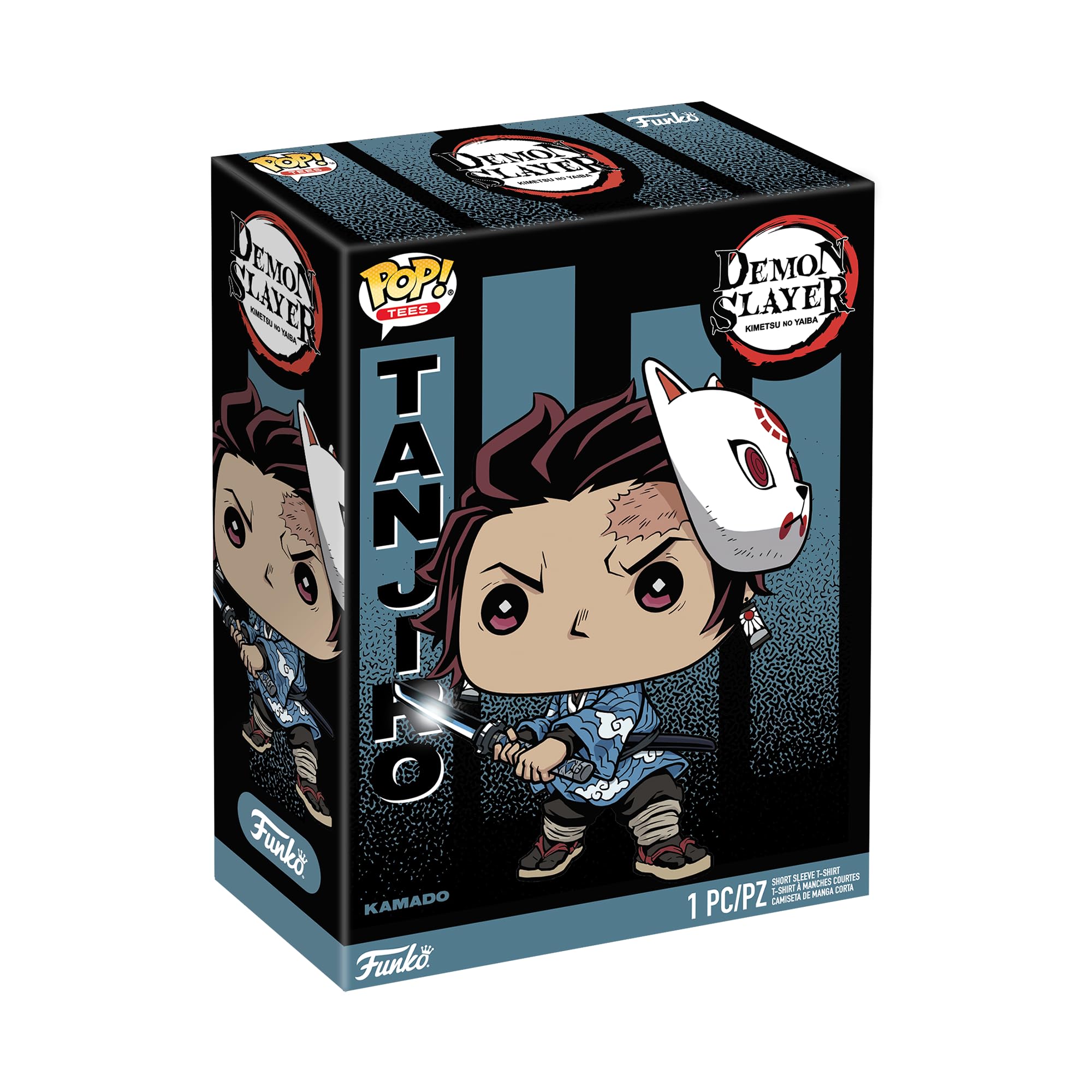 Foto 2 | Camiseta Funko Pop! Tanjiro Kamado, Cazador De Demonios, Talla M - Venta Internacional.
