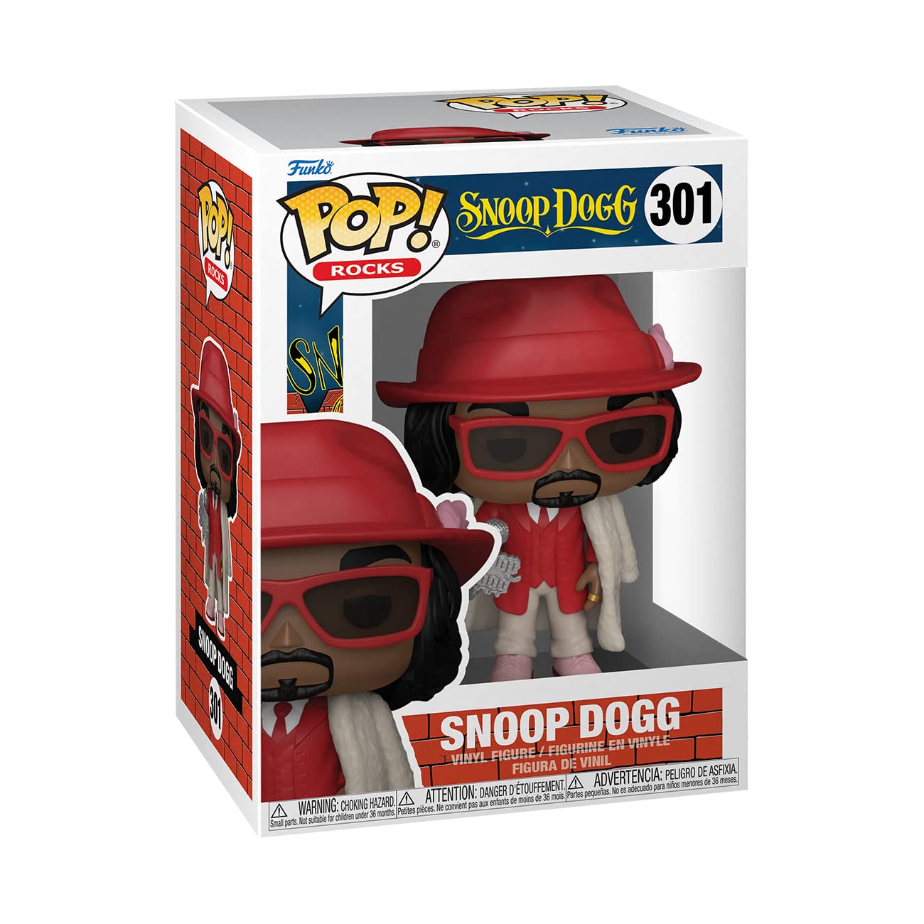 Foto 2 | ¡funko Pop! Figura De Vinilo Rocks Snoop Dogg Con Abrigo De Piel - Venta Internacional.