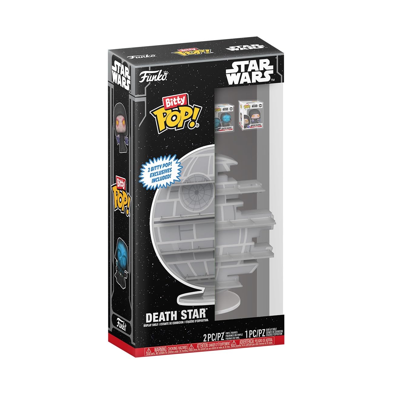 Foto 2 pulgar | Expositor Coleccionable Funko Pop! Bitty Death Star Con 2 Figuras - Venta Internacional.