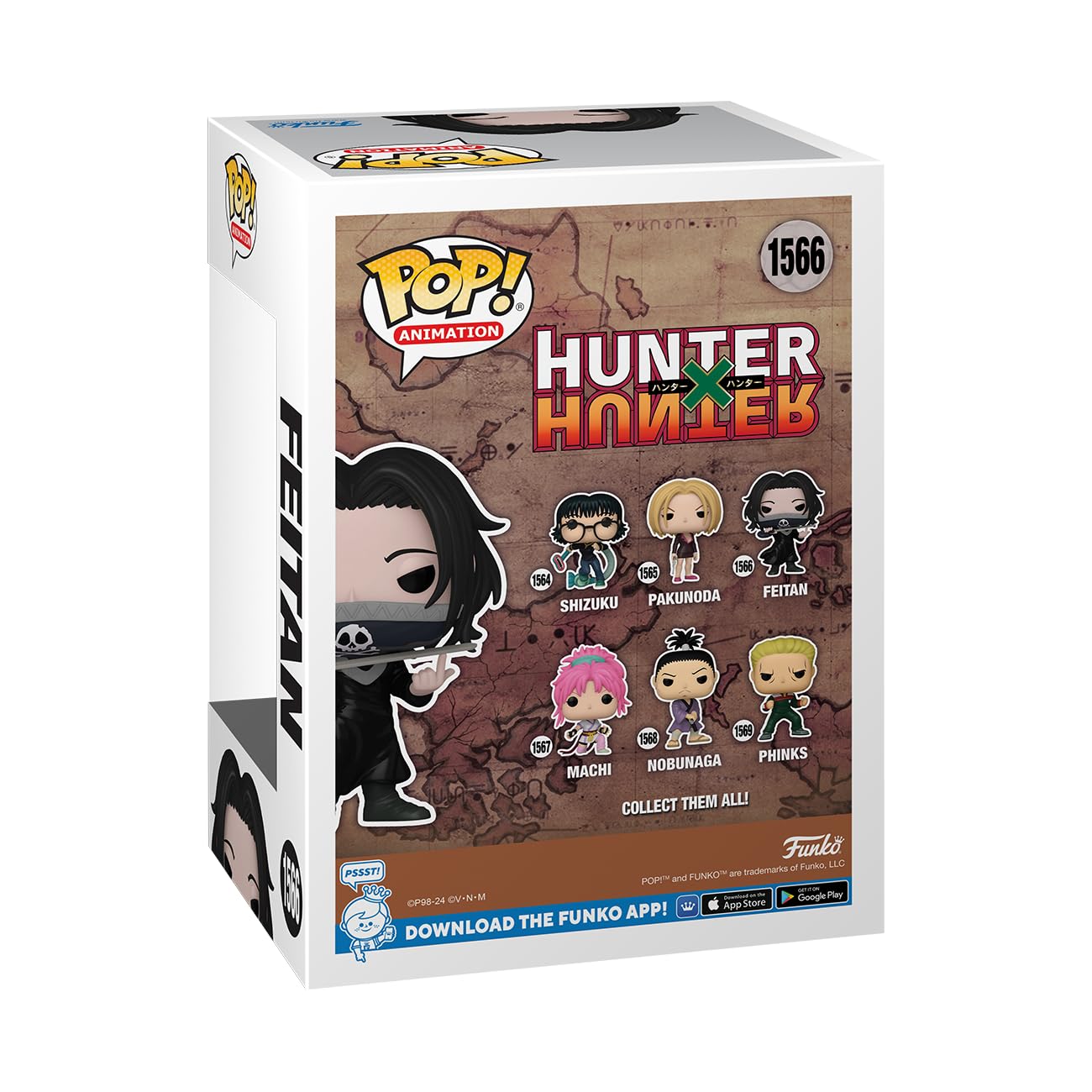 Foto 4 pulgar | Figura De Vinilo Funko Pop! Animación Hunter X Hunter Feitan - Venta Internacional.