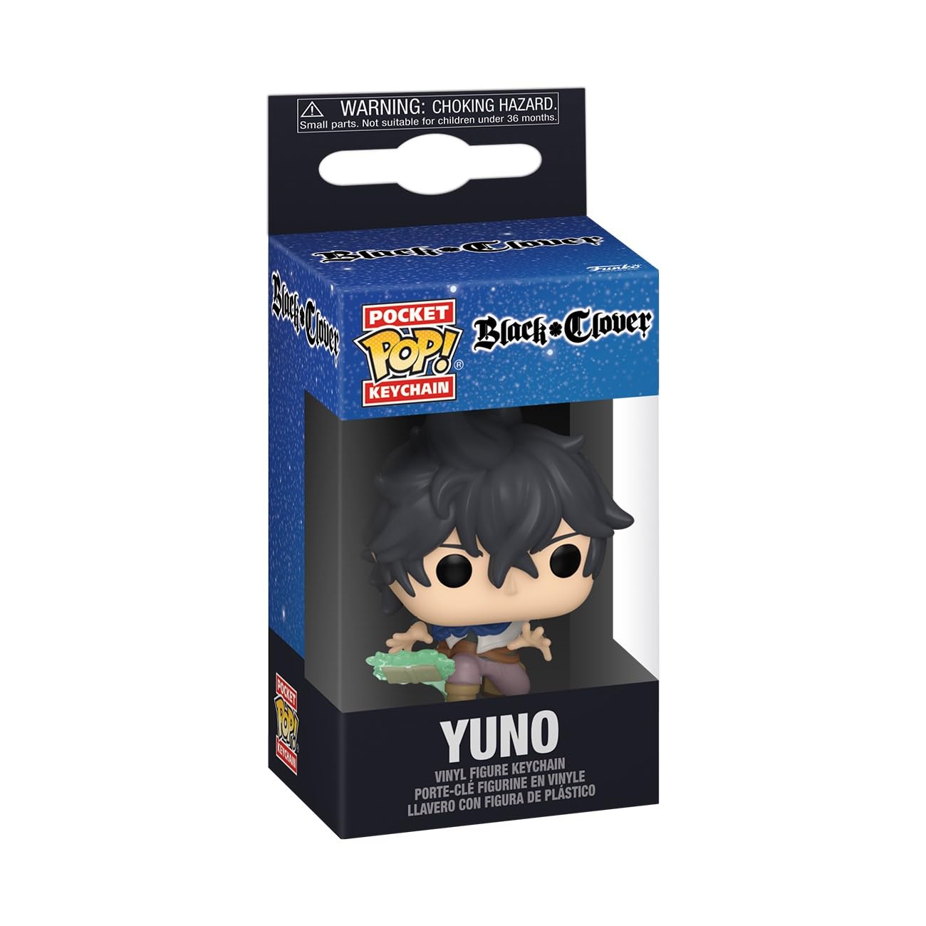 Foto 2 | Llavero Funko Pop! Trébol Negro Yuno 10 Cm - Vinilo - Venta Internacional.
