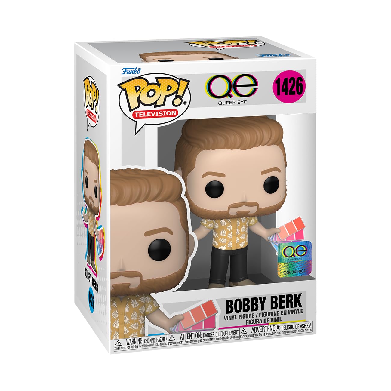 Foto 2 pulgar | Figura Funko Pop! Tv Queer Eye Bobby Berk 10,4 Cm - Funko - Venta Internacional.