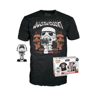 Foto 1 | ¡funko Pop! & Tee Star Wars Stormtrooper Xl +4.75 Pulgadas - Venta Internacional.