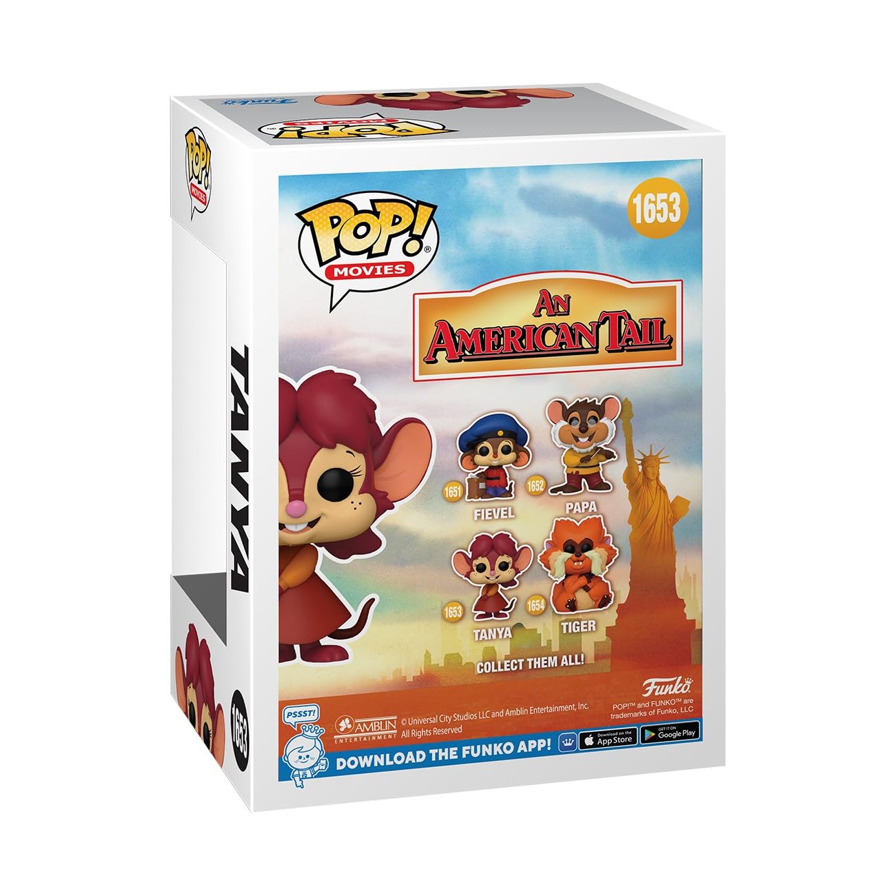 Foto 4 pulgar | Figura De Acción Funko Pop! Películas: American Tail Tanya, 9 Cm - Venta Internacional.
