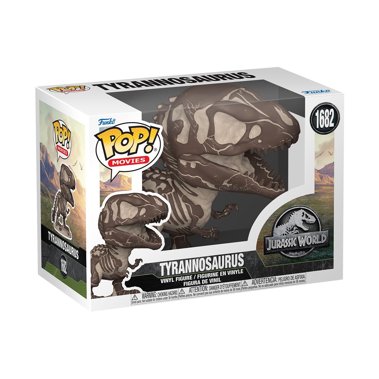 Foto 2 pulgar | ¡funko Pop! Películas: Parque Jurásico: Tiranosaurio Fósil, 10 Cm - Venta Internacional.