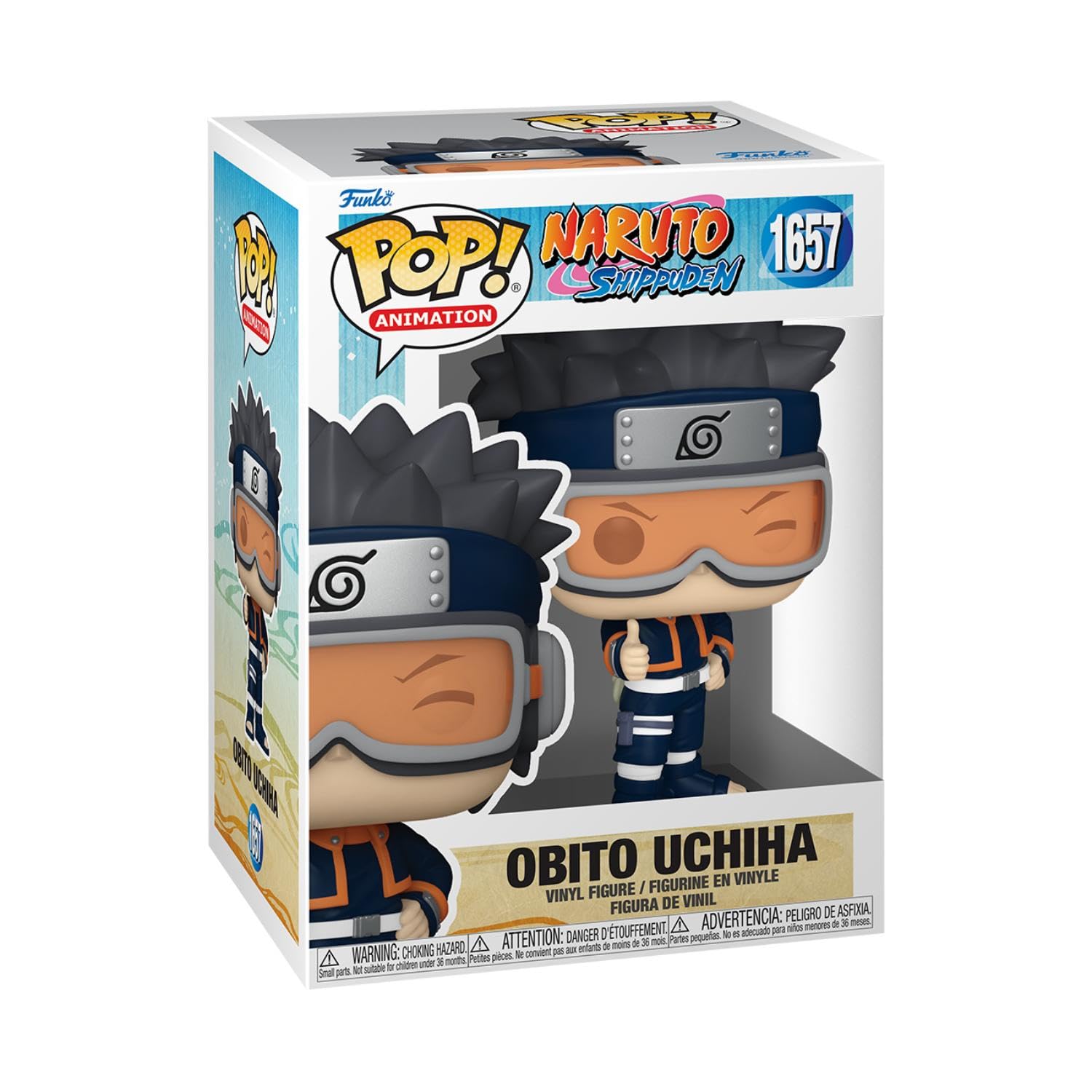 Foto 2 pulgar | Figura De Acción Funko Pop! Animación Naruto Shippuden Obito Uchiha (niño) - Venta Internacional.