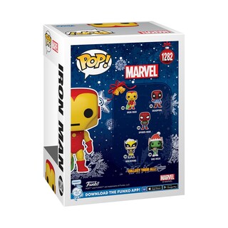 Foto 3 | Figura Funko Pop! Marvel Holiday Iron Man, 9,5 Cm - Venta Internacional.