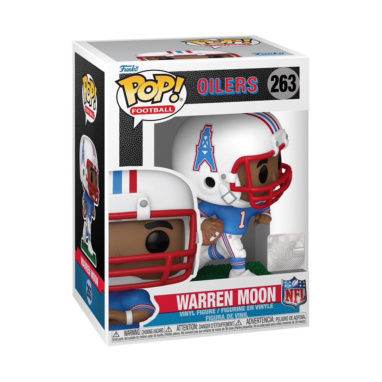 Foto 2 pulgar | Figura De Vinilo Funko Pop! Warren Moon De Los Nfl Oilers, 10,7 Cm De Altura - Venta Internacional.