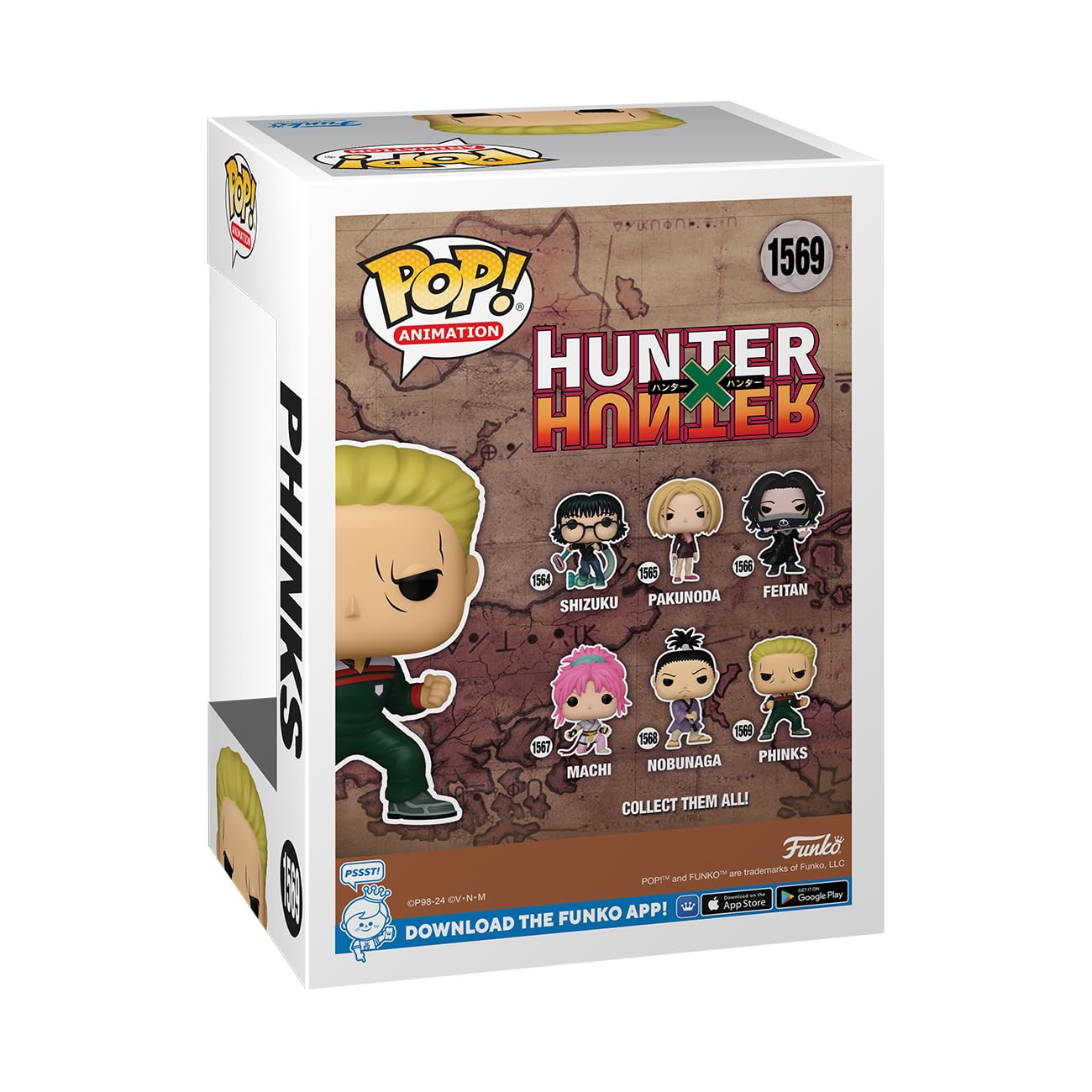 Foto 4 pulgar | Figura De Acción Funko Pop! Animación Hunter X Hunter Phinks - Venta Internacional.