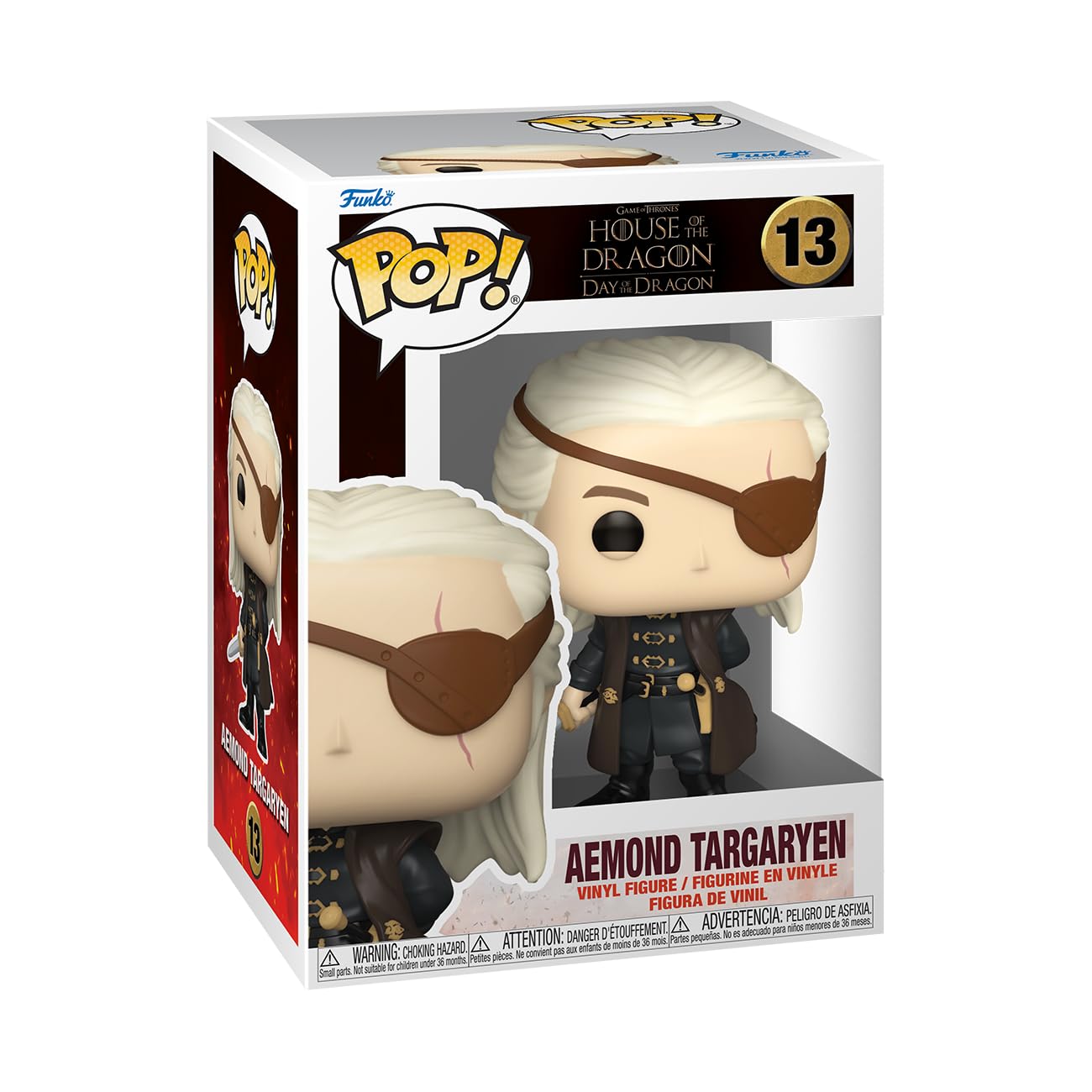 Foto 2 pulgar | Figura De Acción Funko Pop! La Casa De Televisión Del Dragón Aemond Targaryen - Venta Internacional.