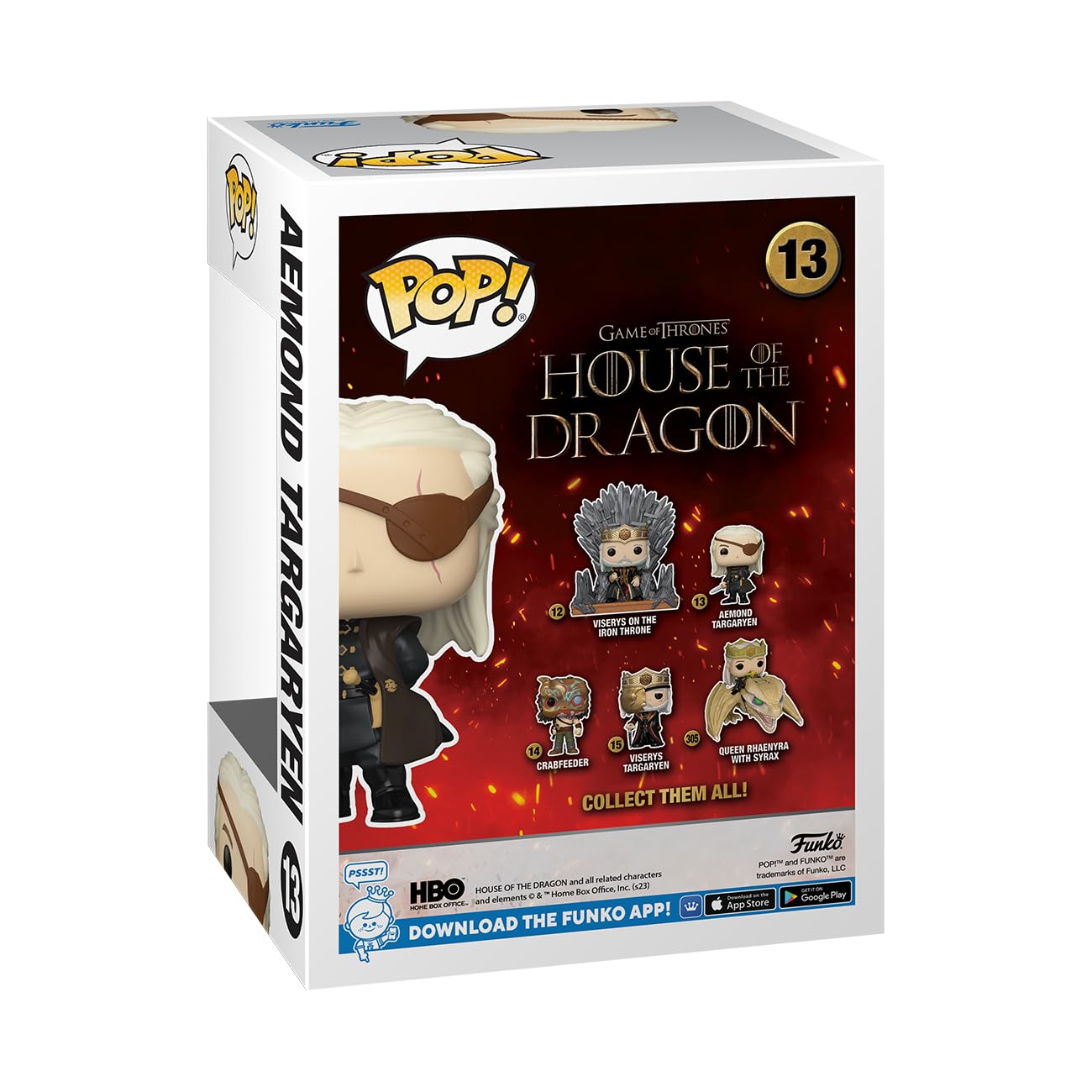 Foto 4 pulgar | Figura De Acción Funko Pop! La Casa De Televisión Del Dragón Aemond Targaryen - Venta Internacional.