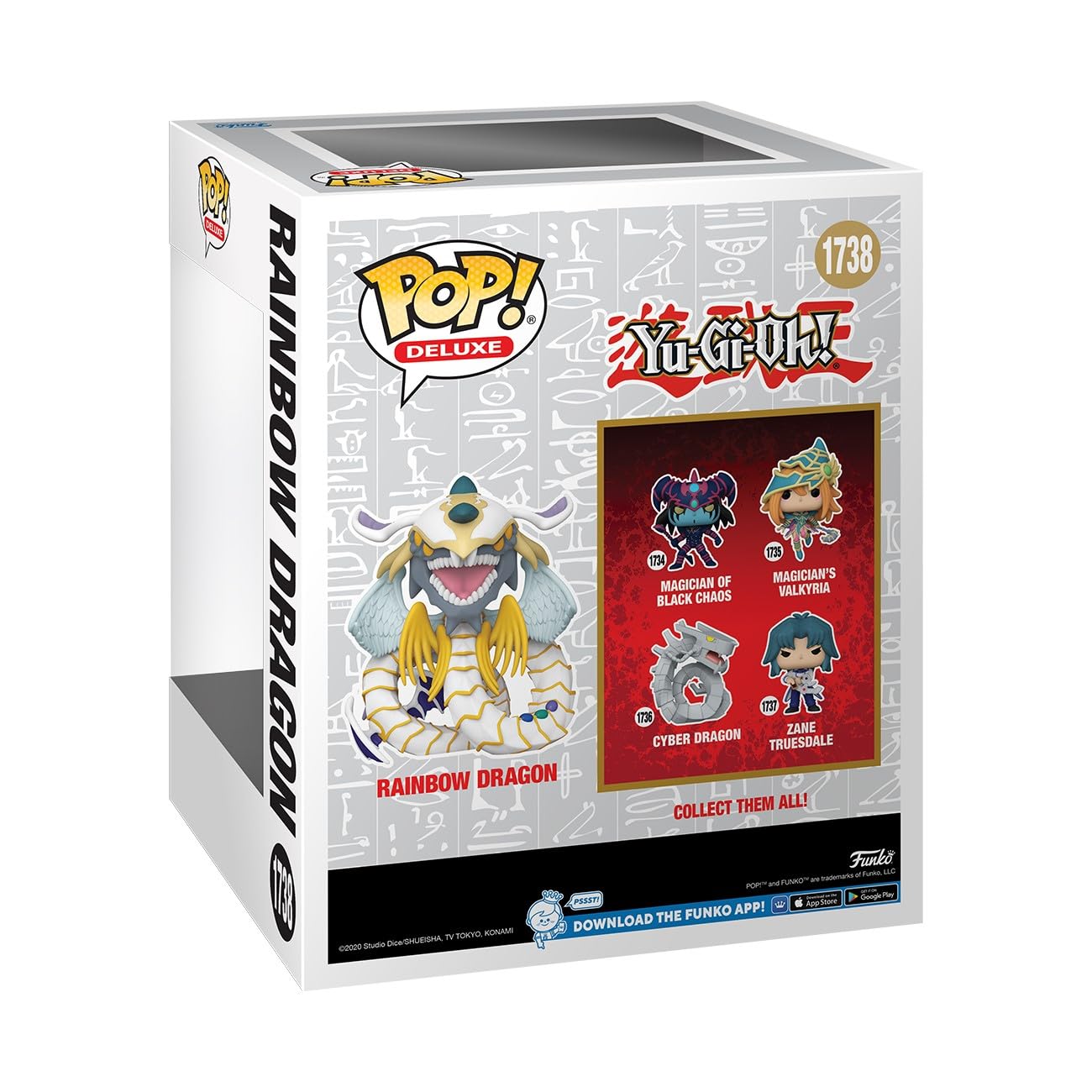 Foto 4 pulgar | Figura De Vinilo Funko Pop Deluxe Yu-gi-oh Rainbow Dragon 17 Cm - Venta Internacional.