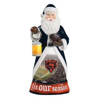 Foto 1 | Figura Foco De Papá Noel De Los Chicago Bears De La Nfl Con Linterna Iluminada - Venta Internacional.