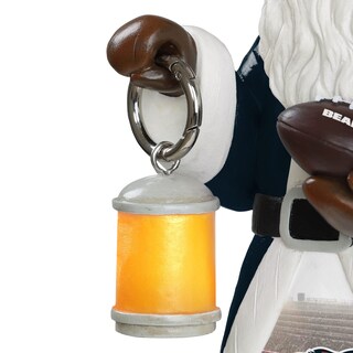 Foto 3 | Figura Foco De Papá Noel De Los Chicago Bears De La Nfl Con Linterna Iluminada - Venta Internacional.