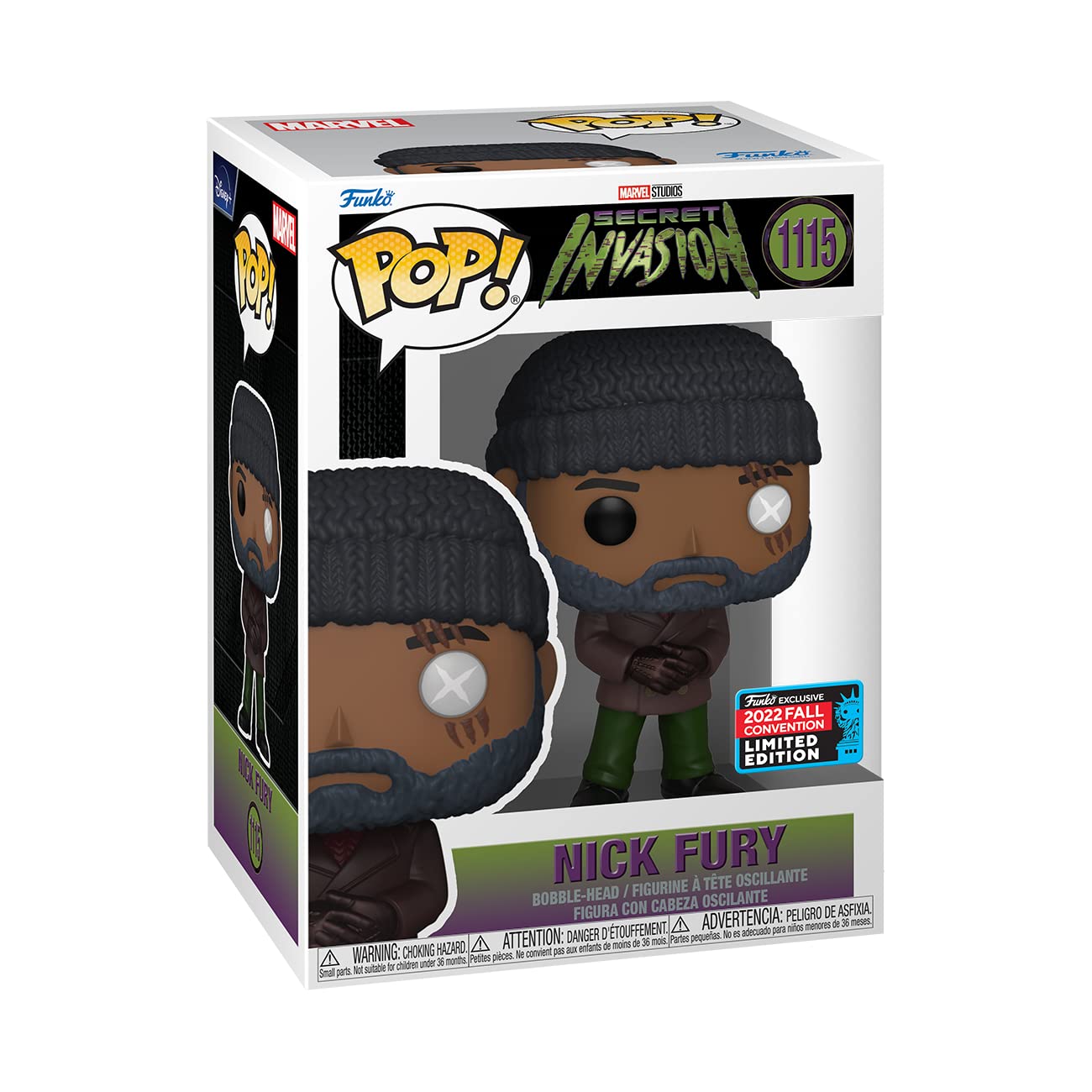 Foto 3 pulgar | Figura De Vinilo Funko Nick Fury 1115 Edición Limitada Exclusiva - Venta Internacional.