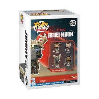 Foto 3 | ¡funko Pop! Películas De Netflix: Rebel Moon Jimmy Con Antlers (11 Cm) - Venta Internacional.