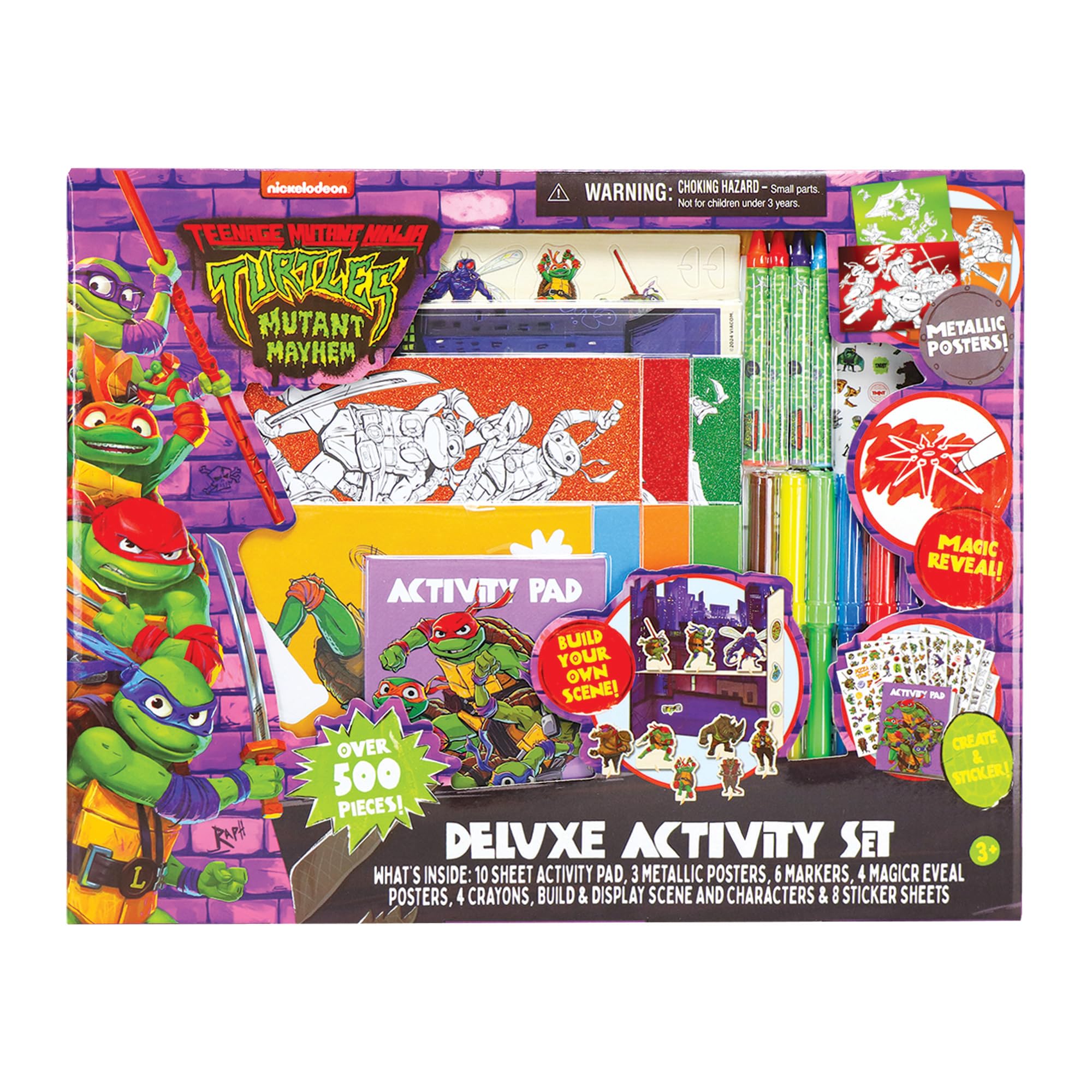 Foto 2 pulgar | Set De Actividades Tara Toys Tmnt Deluxe Con Más De 500 Piezas A Partir De 3 Años - Venta Internacional.
