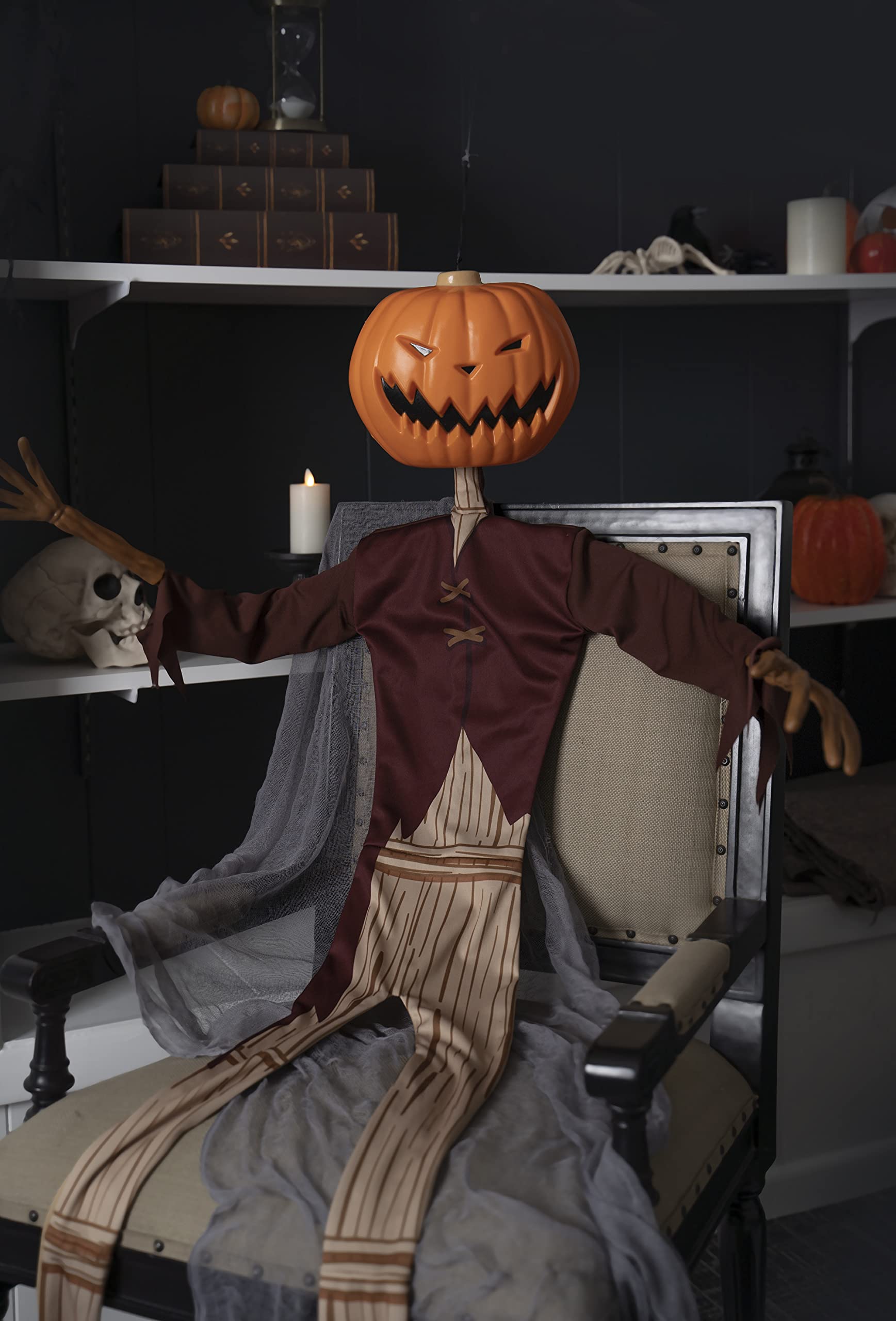 Foto 5 pulgar | Decoración Colgante Con Personajes De Disney The Nightmare Before Christmas Pumpkin King - Venta Internacional.