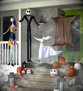 Foto 5 | Decoración Colgante Con Personajes De Disney The Nightmare Before Christmas Pumpkin King - Venta Internacional.