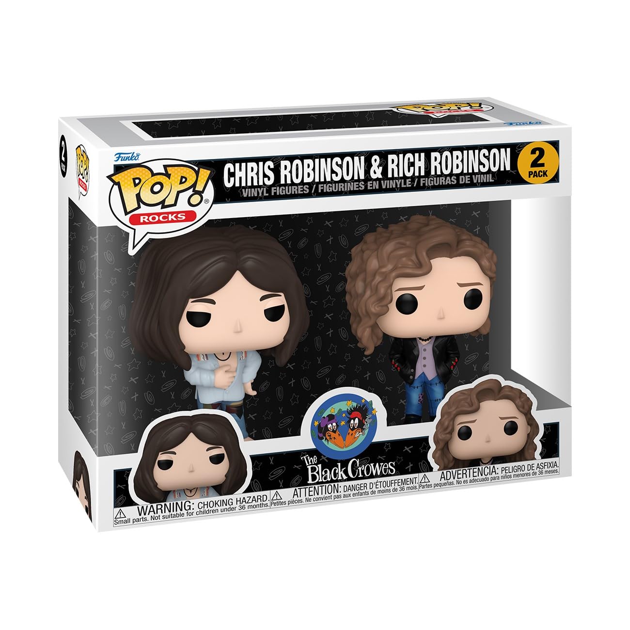 Foto 1 | Figura De Vinilo Funko Pop Rocks The Black Crowes, Paquete De 2 - Venta Internacional.