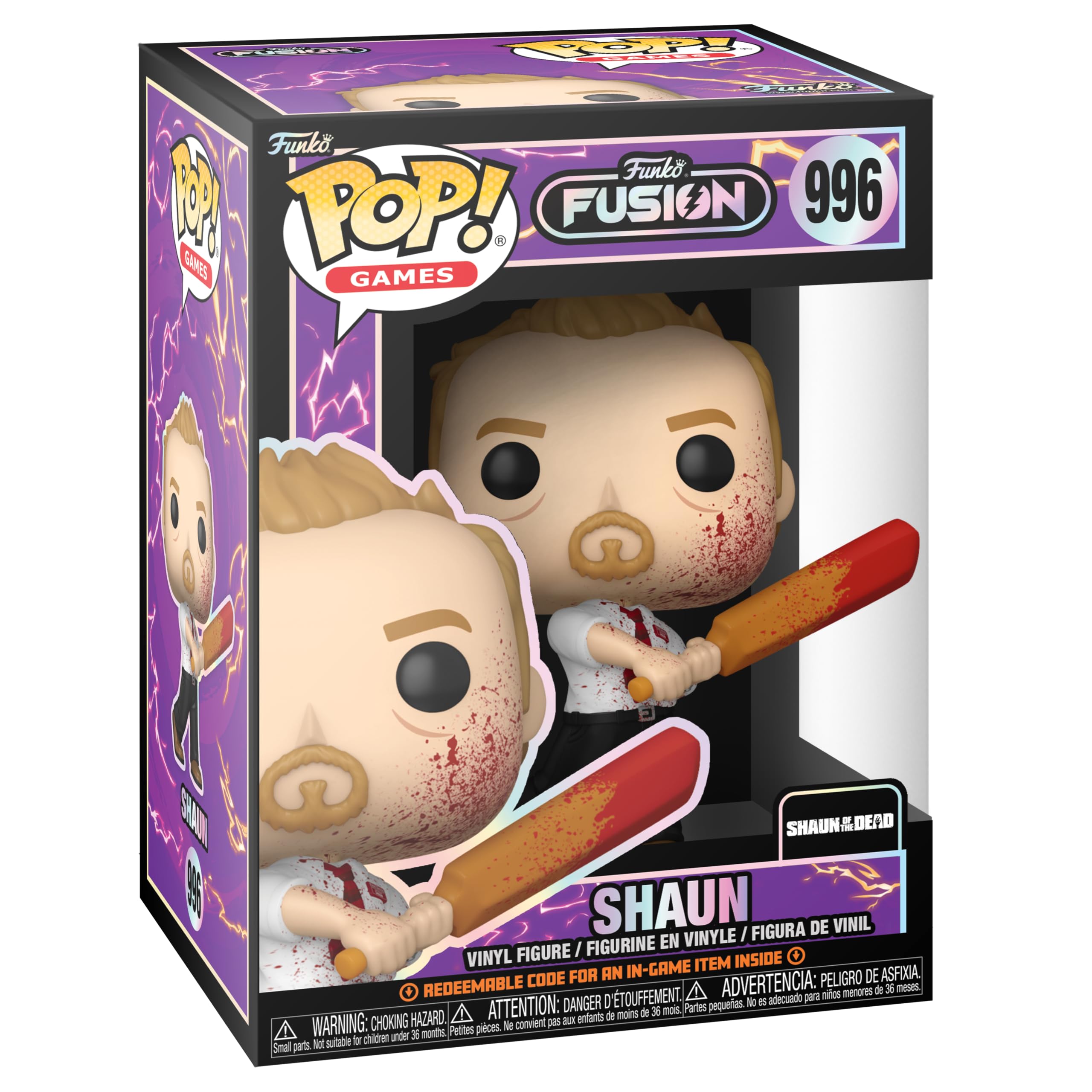 Foto 2 pulgar | Figura De Acción Funko Pop! Games Fusion Shaun, 10,3 Cm De Altura - Venta Internacional.