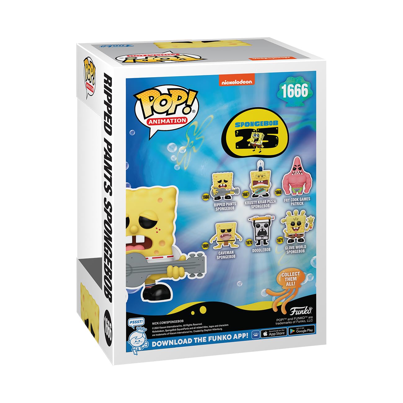 Foto 3 | ¡funko Pop! Animación: 25 Aniversario De Bob Esponja - Venta Internacional.