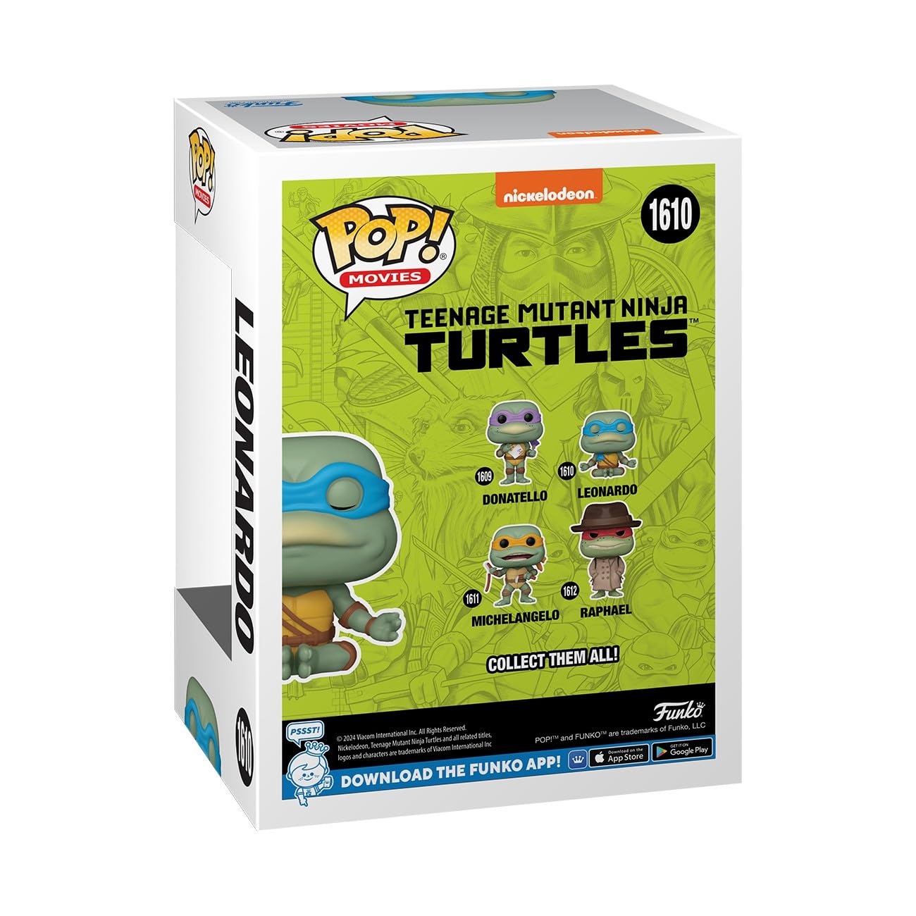Foto 4 pulgar | Figura De Acción Funko Pop! Películas: Teenage Mutant Ninja Turtles Leonardo, 3 Cm - Venta Internacional.