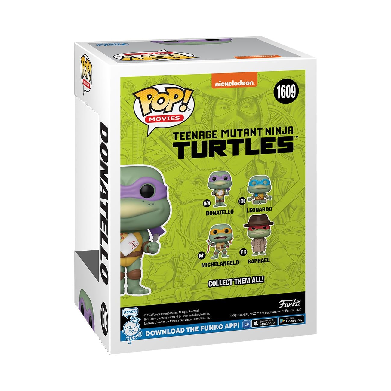 Foto 3 | Figura De Acción Funko Pop! Películas: Teenage Mutant Ninja Turtles Donatello - Venta Internacional.